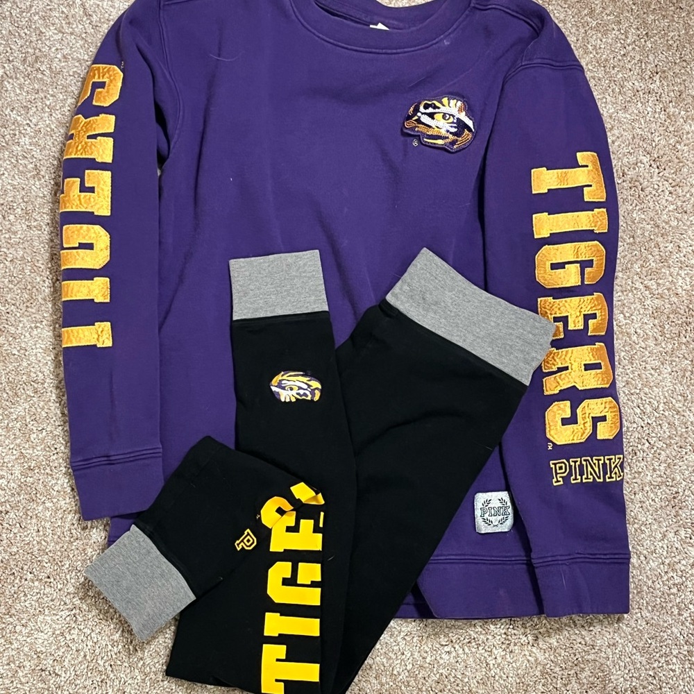 Victoria’s Secret PINK - LSU Sweatshirt and Legging
